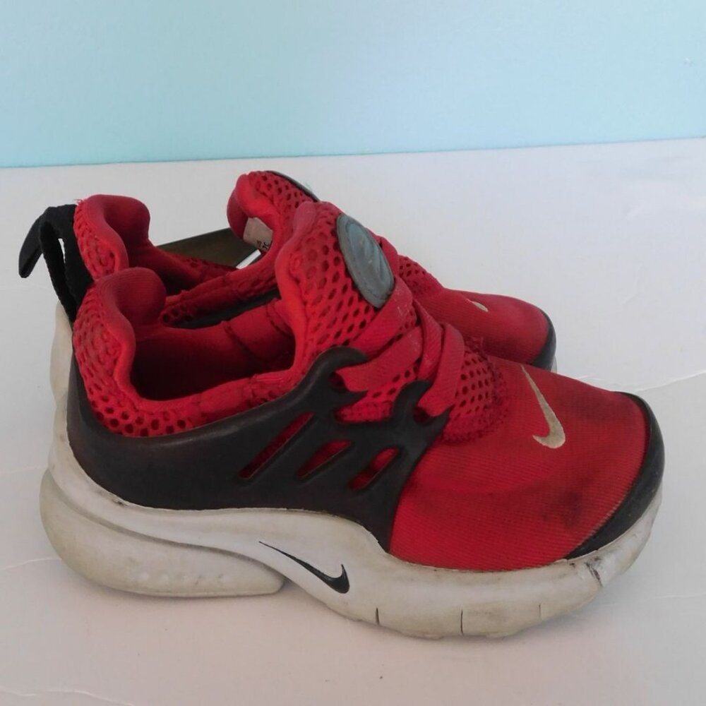 Nike Presto Ac Baby Boys Shoes Size 7C Toddler Shoe, Color: Red/Black
